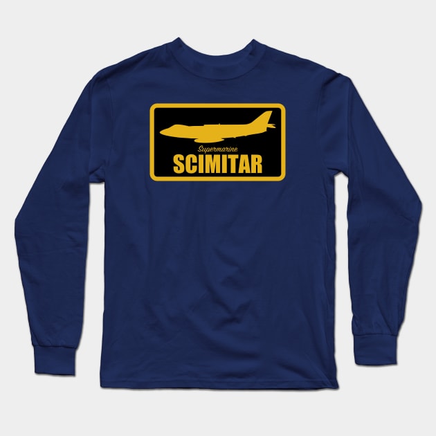 Supermarine Scimitar Long Sleeve T-Shirt by TCP